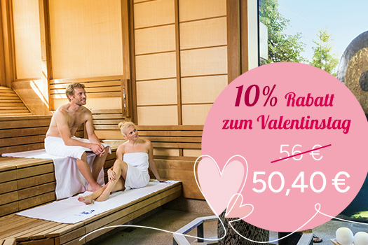 Valentins-Aktion Tag Sportbad inkl. Therme mit Vitalbad und Saunazutritt