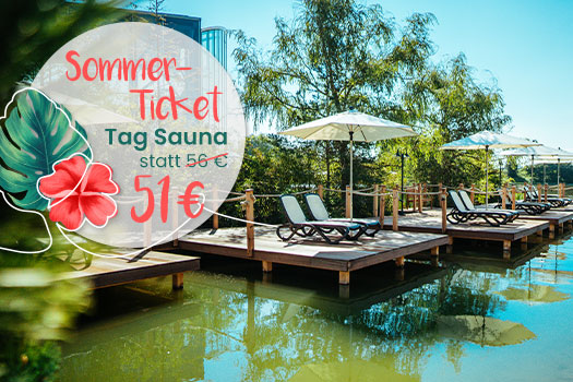 Sommerticket Tag Sportbad inkl. Therme mit Vitalbad und Saunazutritt (gültig bis 30.09.2025)